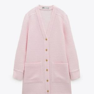 ZARA Women Textured Jacket Dress